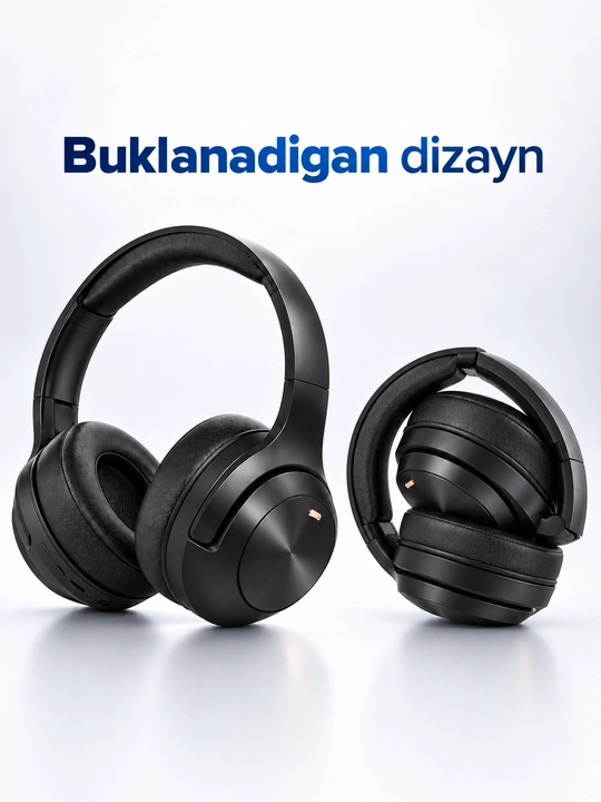 SAIYA EW-45 ANC, Bluetooth 6.0 va 40 soatgacha ishlashli simsiz quloqchin