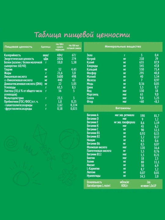 Bolalar uchun quruq sutli aralashma Nestogen 2, 300 gr