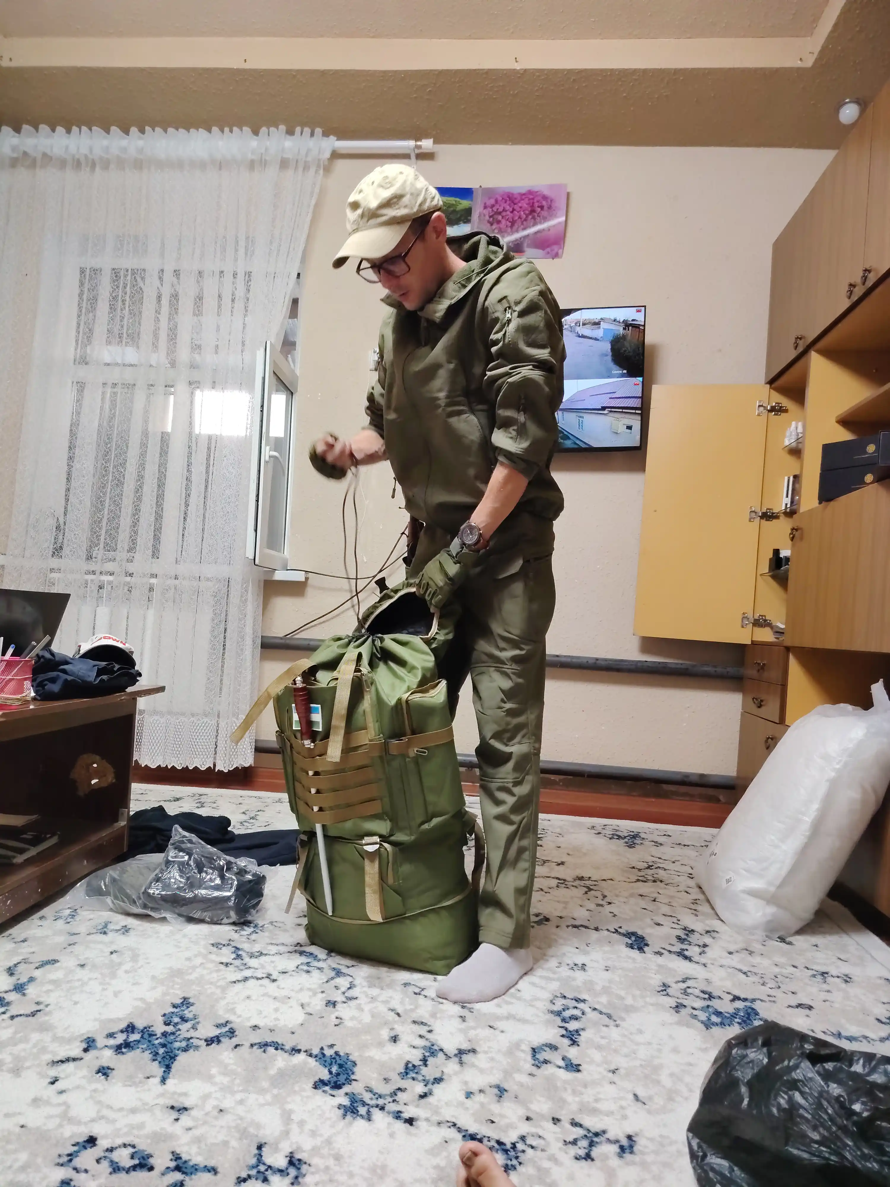 Sumka, yo'l, sayohat, tog', safar, baliq ovi uchun universal katta ryukzak