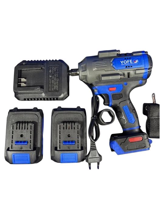 Гайковерт аккумуляторный бесщеточный YOFE 20V (350 Н·м / 800 Н·м / 1100 Н·м)