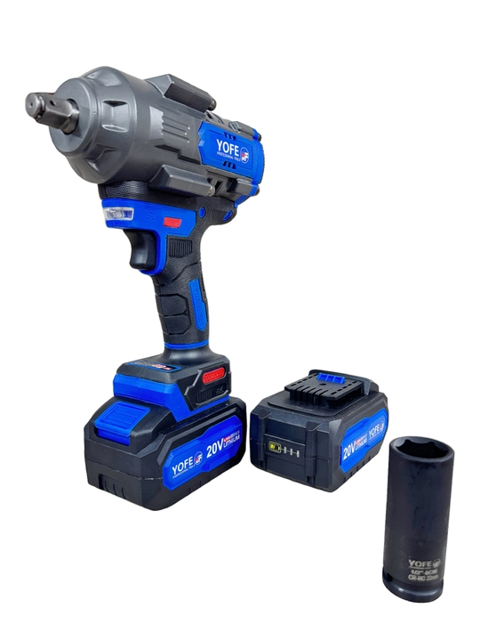 Гайковерт аккумуляторный бесщеточный YOFE 20V (350 Н·м / 800 Н·м / 1100 Н·м)