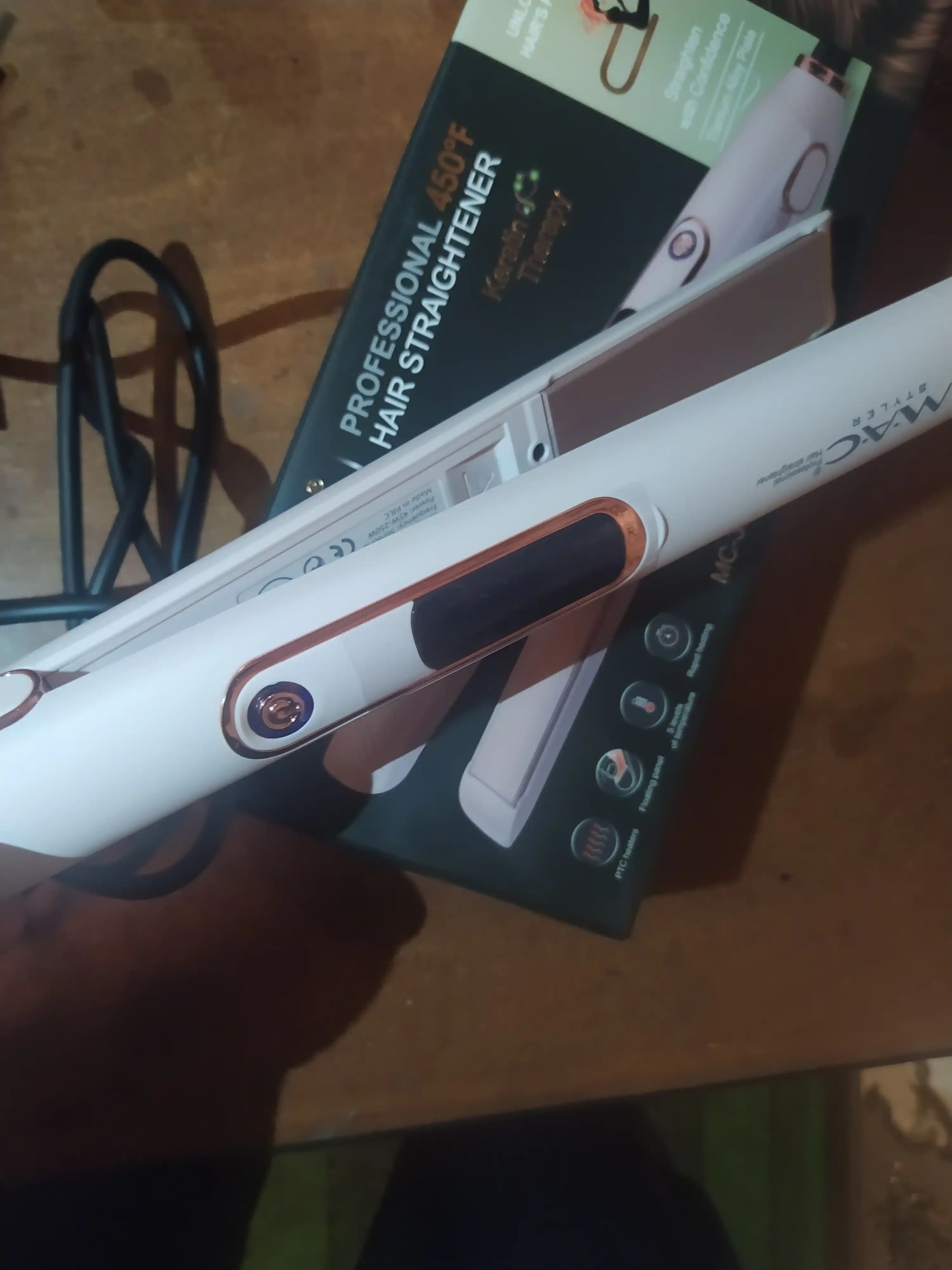 MAC Styler MC-3082 Premium Professional Soch Tekislagich | 450°F | LED Display
