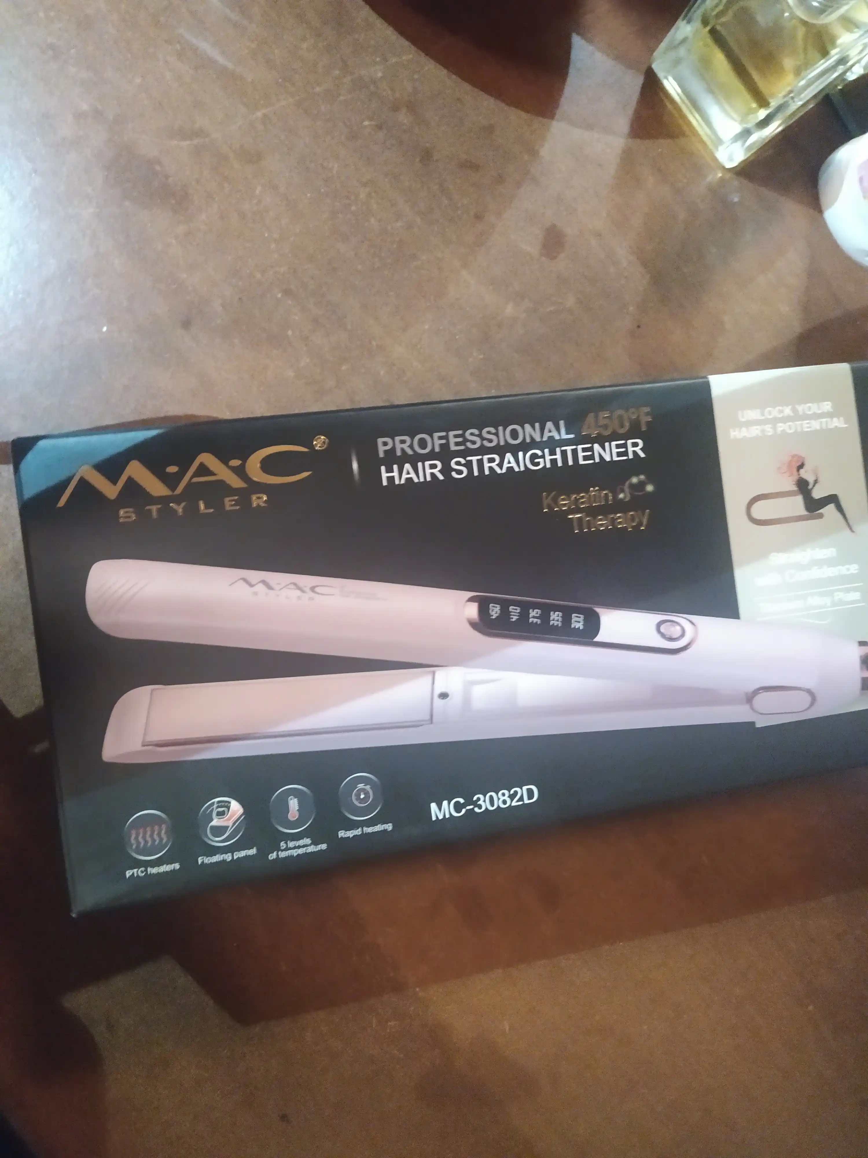 MAC Styler MC-3082 Premium Professional Soch Tekislagich | 450°F | LED Display