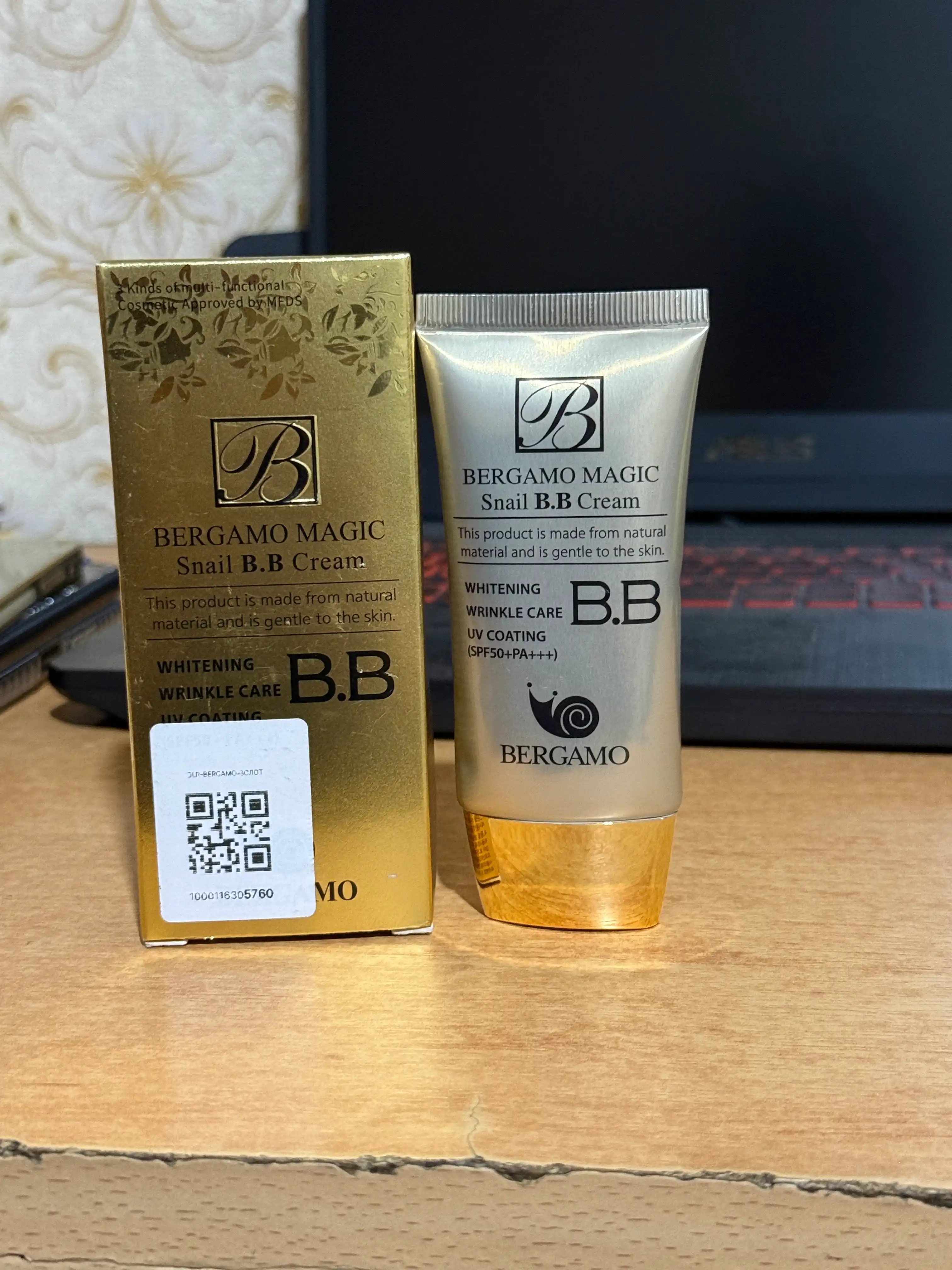 Тональный крем для лица, Bergamo BB, матирующий, увлажняющий, с SPF, 50 мл