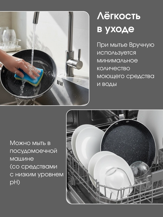 Блинница антипригарная для блинов и оладьев, с низким бортом