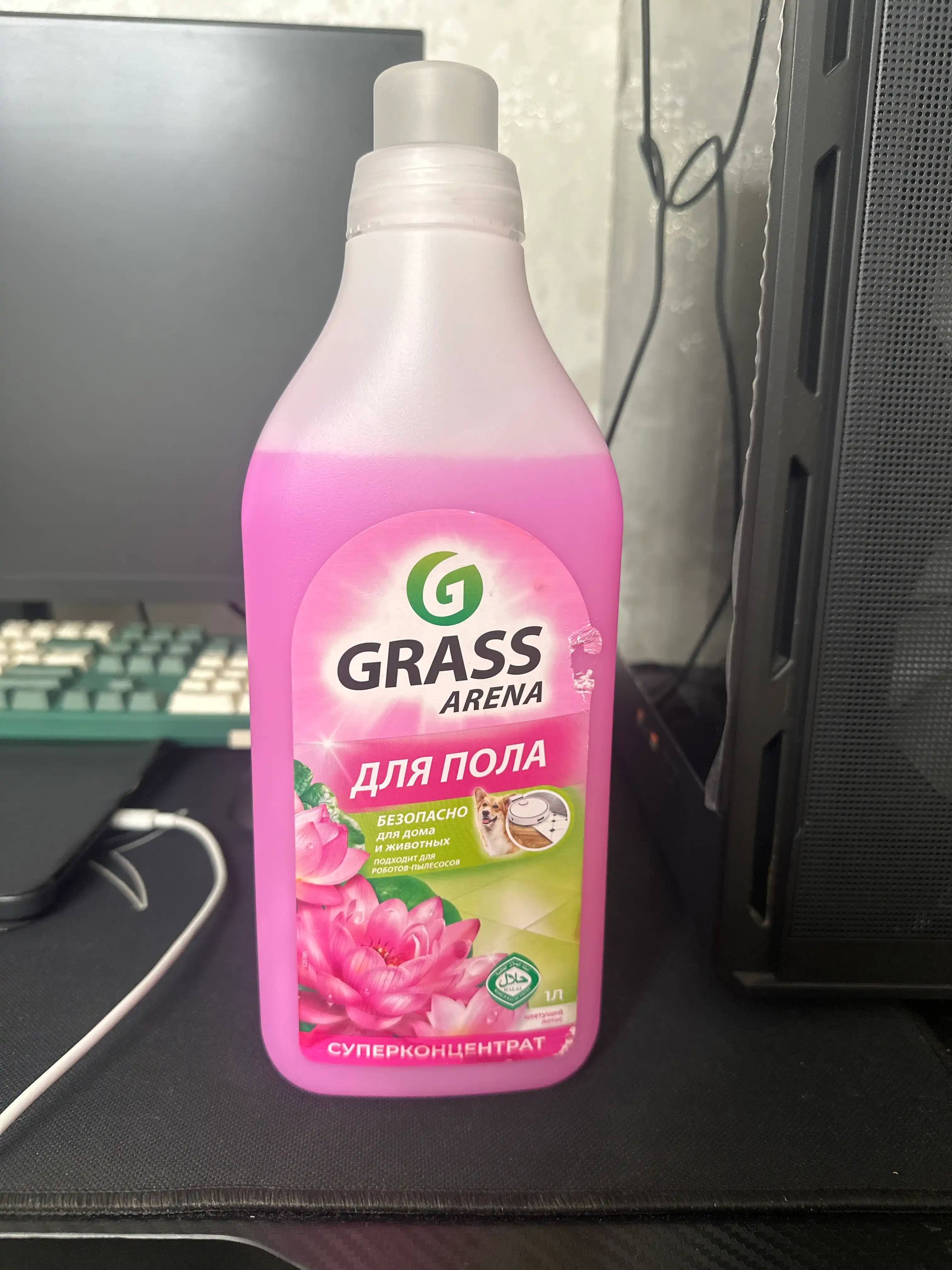 Средство для мытья пола Grass Arena, Цветущий Лотос, 1 л