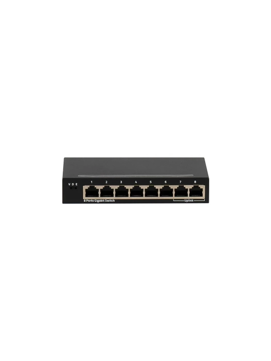 Коммутатор BDCOM S1508D, 8 портов Gigabit RJ45, неуправляемый - 