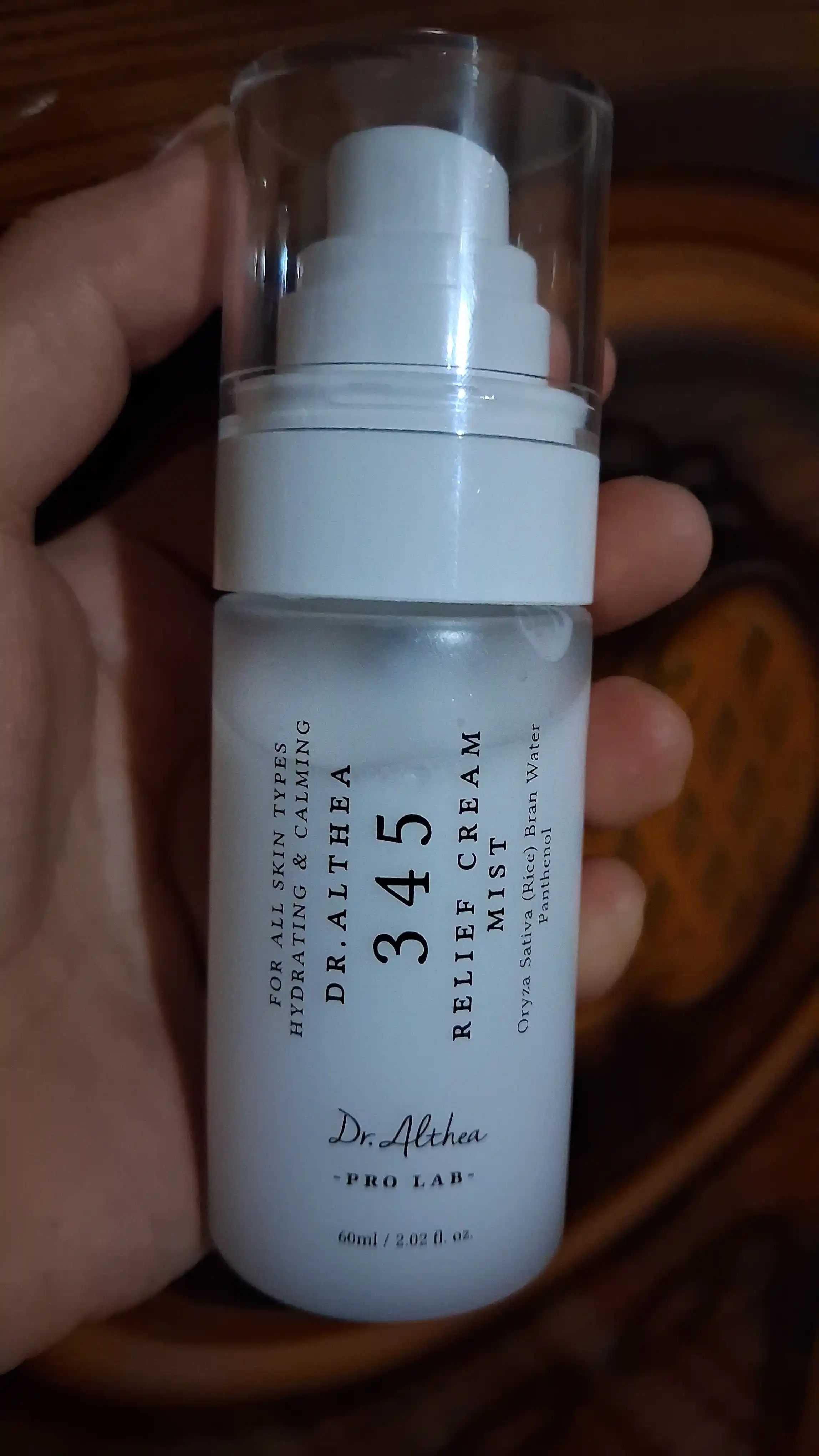 Dr. Althea 345 Relief Cream Mist успокаивающий мист с гидролатом риса и пантенолом