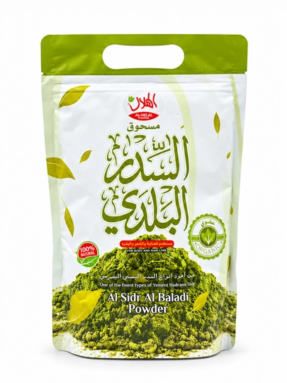 Al-Helal Al Sidr Al Baladi — soch va tana uchun tabiiy sidr kukuni, 350 g - 