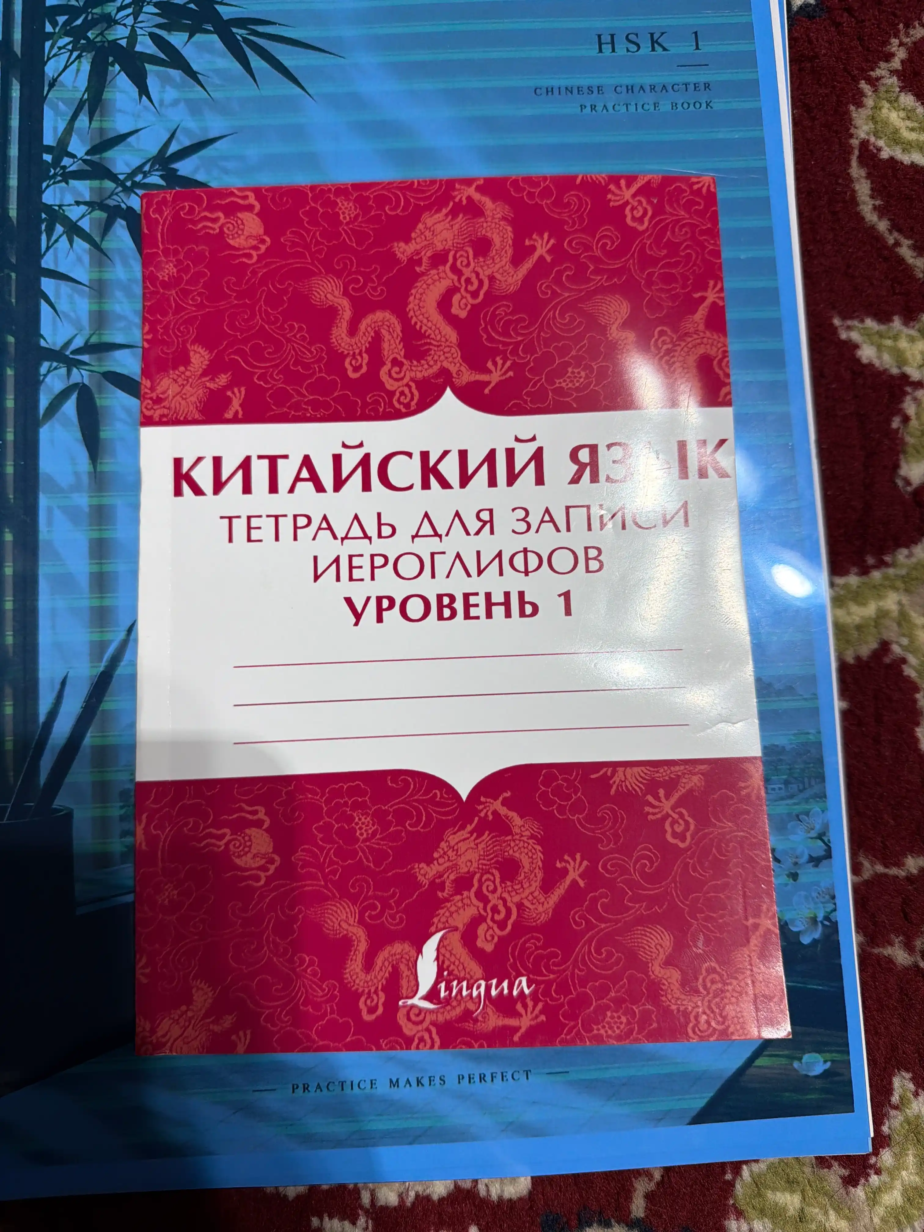 Китайский язык, тетрадь для записи иероглифов, уровень 1