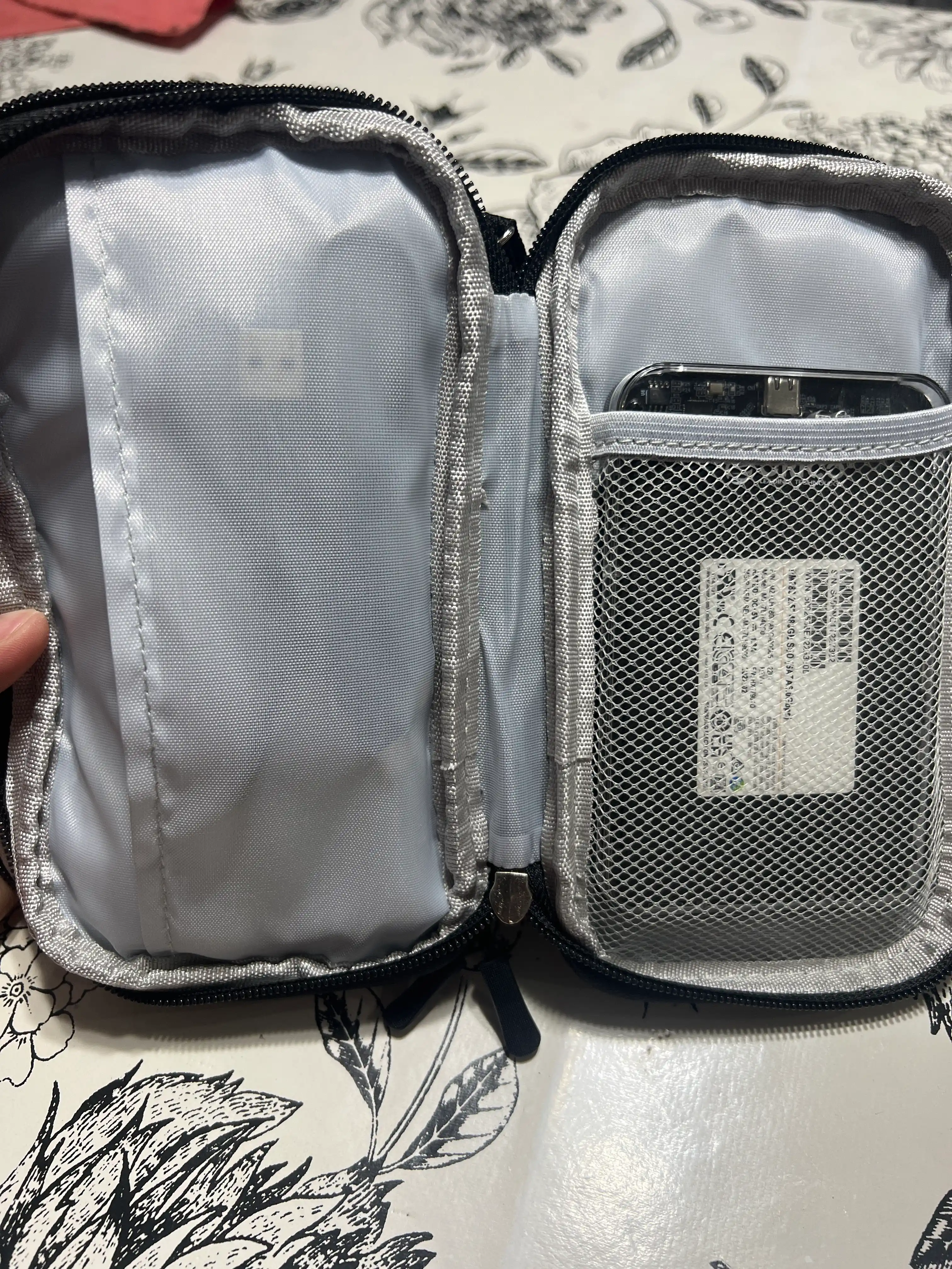 Organizer sumka, kabel saqlagich, zaryadlovchi, quloqchin, powerbank va aksessuarlar uchun
