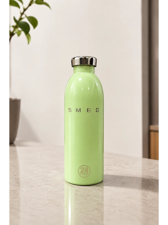 SMEG termobutilkasi, 24 Bottles modeli - issiqlikni 12 soat, sovuqni 24 soat saqlaydi, 500 ml