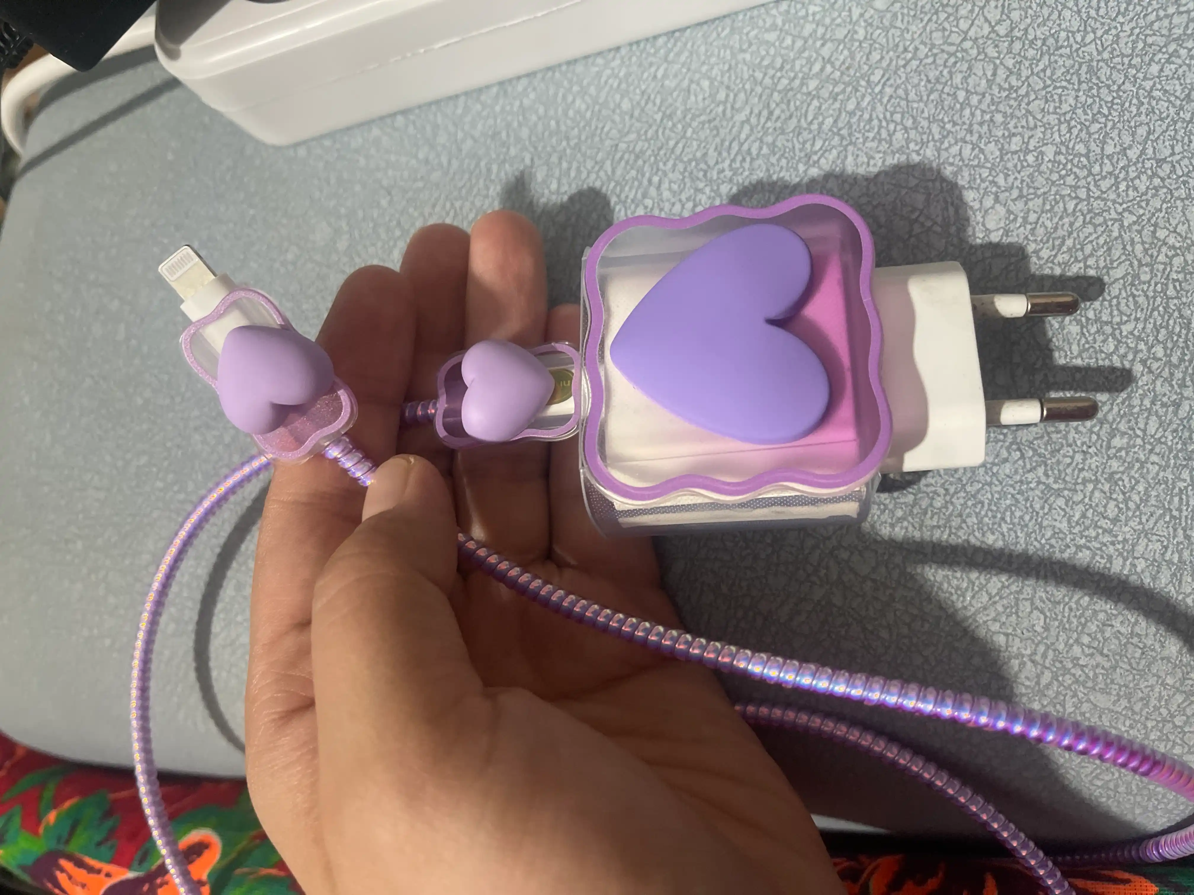 Quvvatlash to‘plami, 2 tasi 1 da, g‘ilof + kabel va adapter himoyasi, simlar uchun organayzer