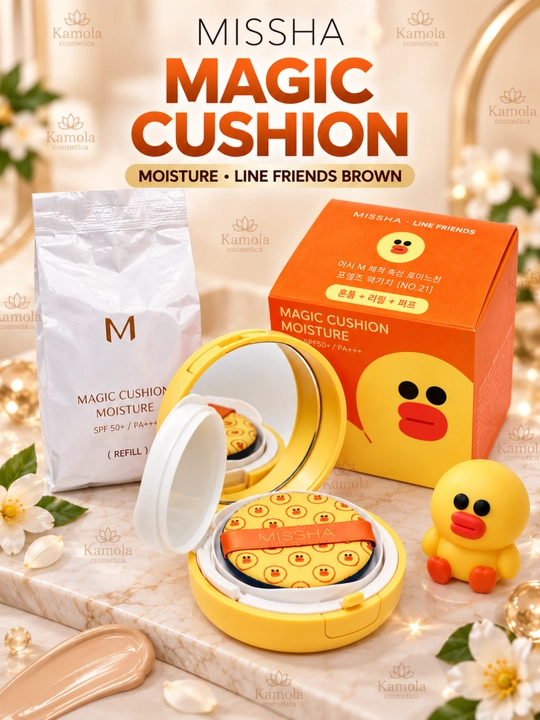 Tonal krem-upa kushon Magic Cushion Moisture SPF+ 50, BB krem, zaxira reofil bilan, 15 g