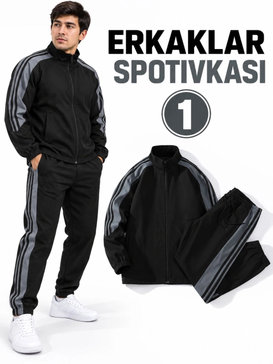Erkaklar sport kostyumi, olimpiya kiyimi va sport shimi