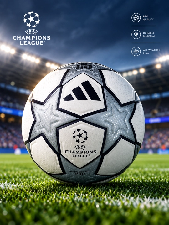 Futbol to‘pi – Mashg‘ulot va o‘yinlar uchun, zamonaviy yulduzli dizayn - 
