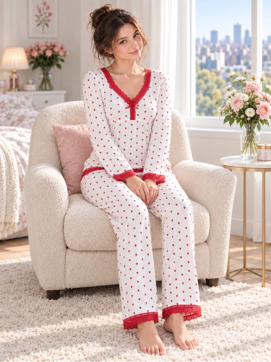 Ayollar uchun qora pijama to‘plami, 4 qism: xalat, mayka, shim va shortik