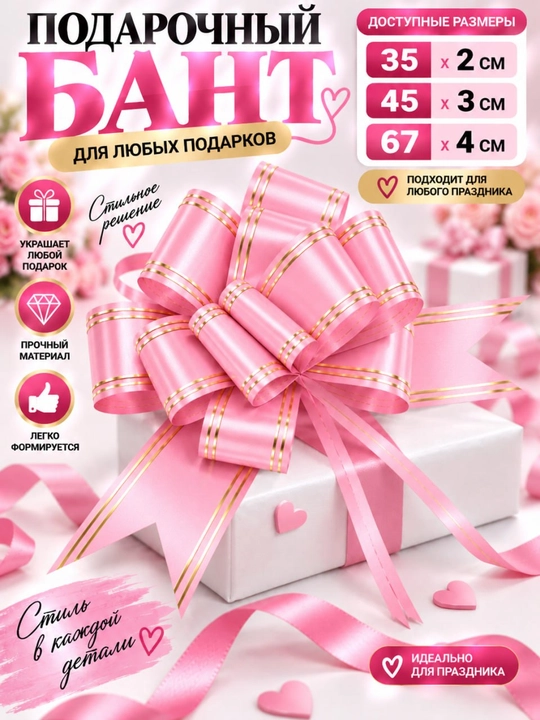 Sovg‘a uchun bezakli bantlar (5 dona) - 