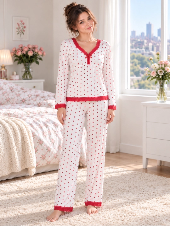 Ayollar uchun qora pijama to‘plami, 4 qism: xalat, mayka, shim va shortik