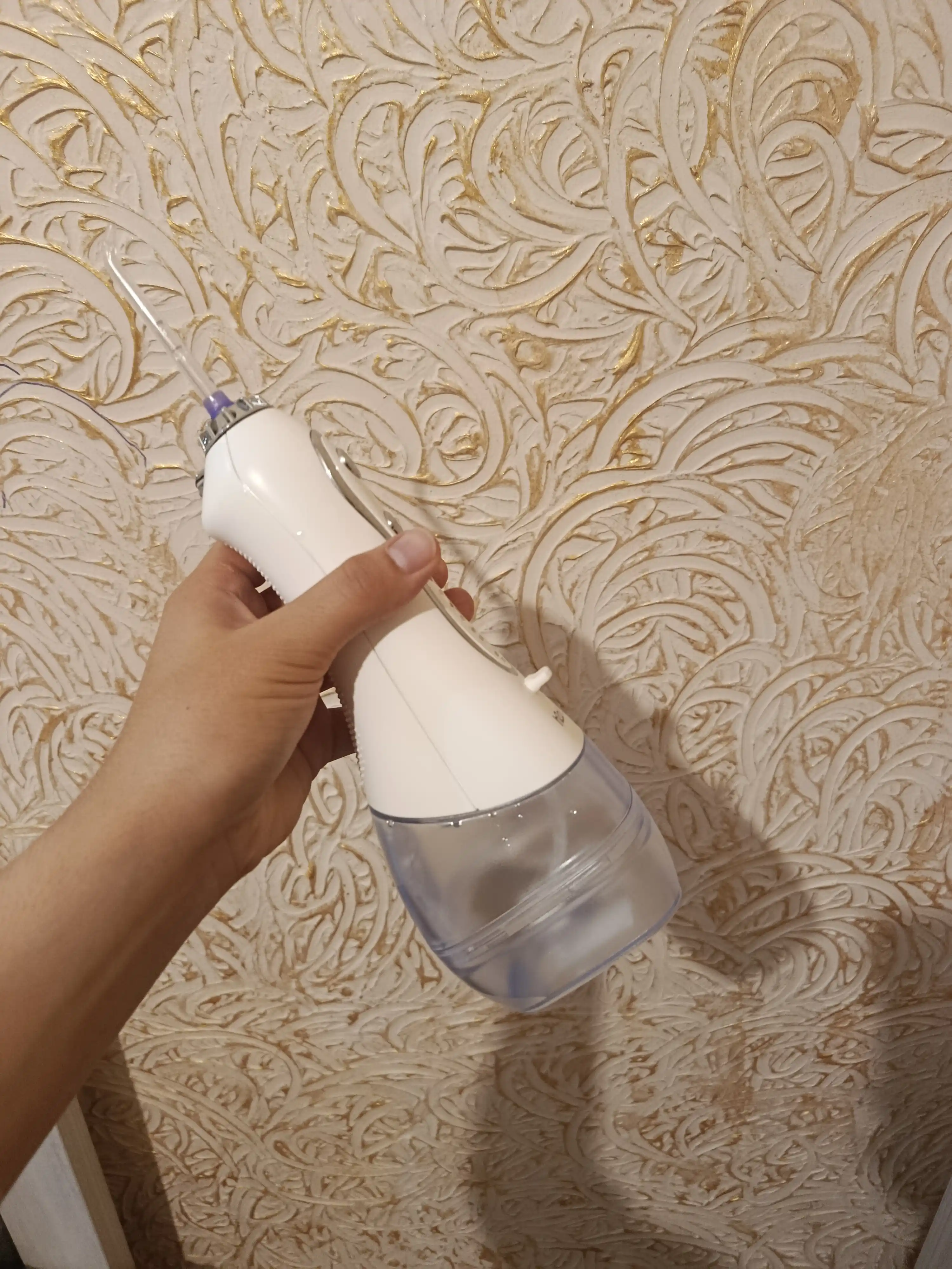 H2OFloss Portativ og‘iz irrigatori – professional tish va milk parvarishi, 8 ta nasadka