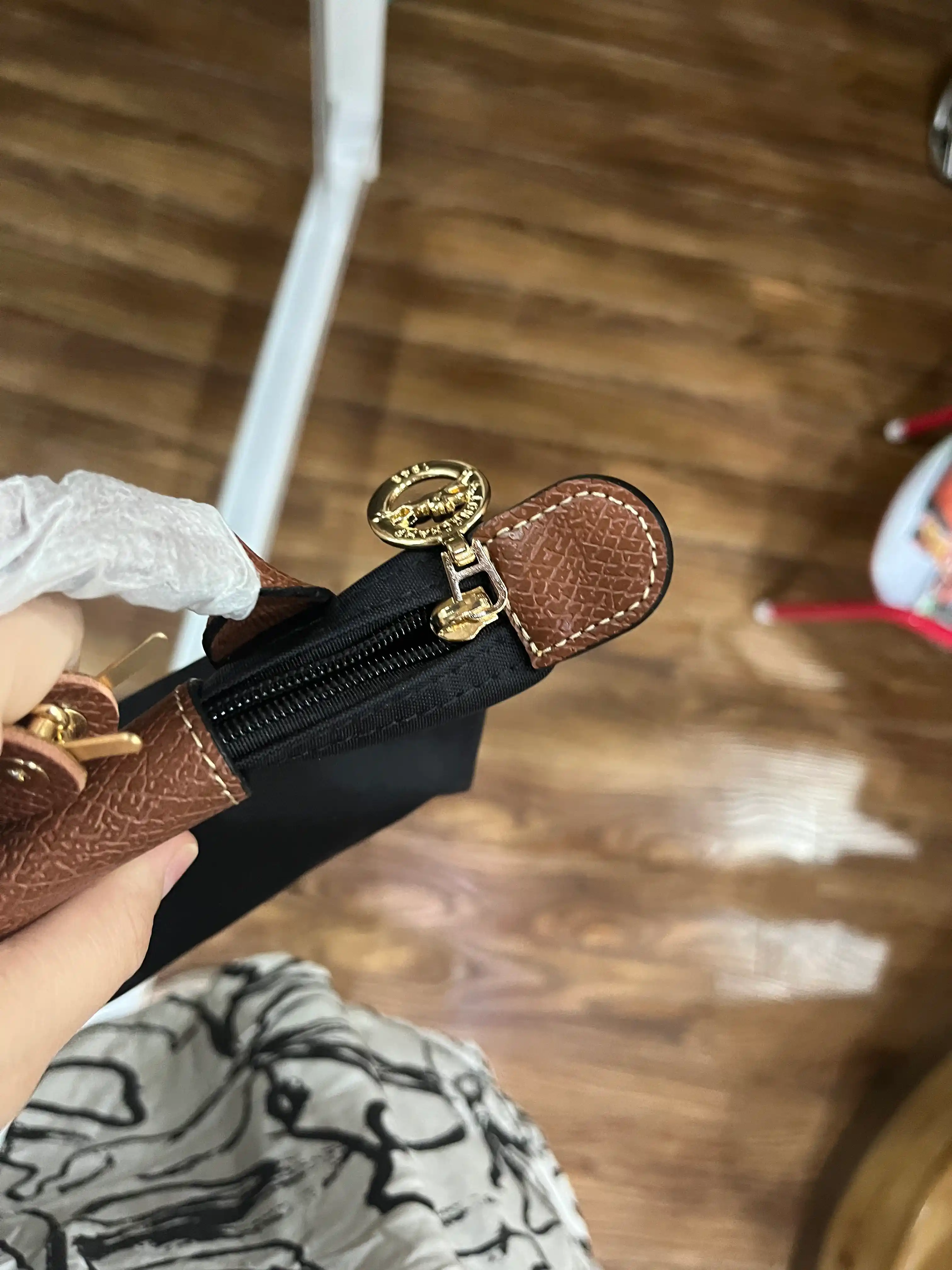 Sumka ayollar uchun, mini Longchamp uslubida, kichkina krossbodi sumka-kosmetichka