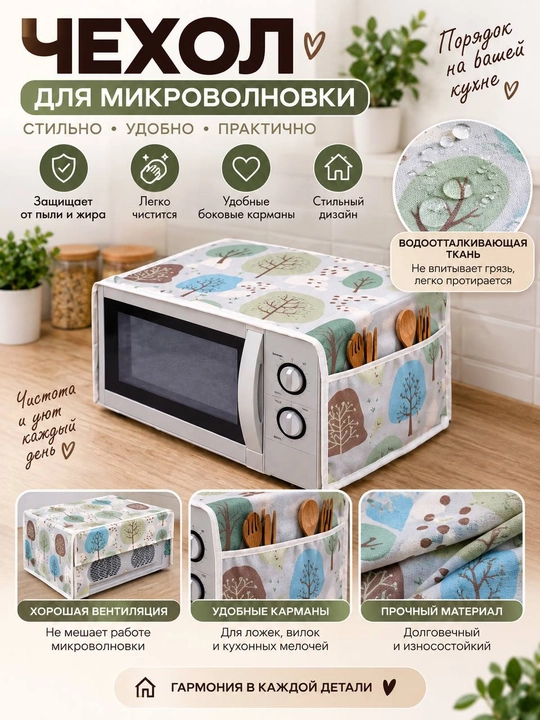 Чехол для микроволновой печи — защита от пыли и жира
