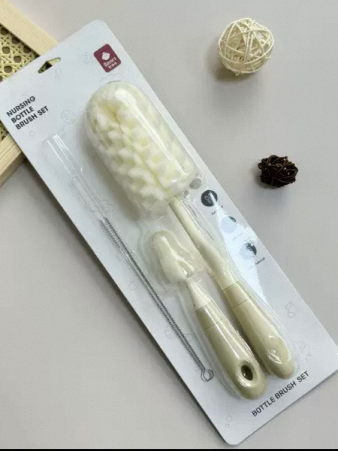 Only Baby butilkalari uchun silikon cho‘tkalar to‘plami, 2 dona - 