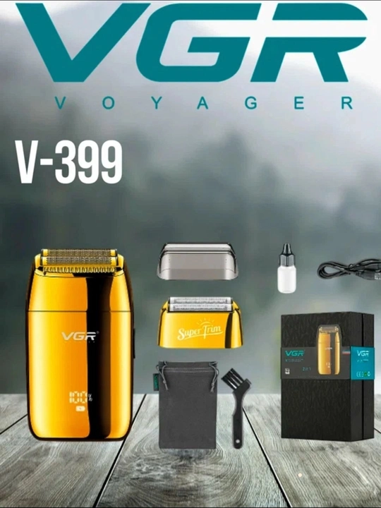 Электробритва VGR V-399 2 в 1, двойная сетка, аккумулятор 700 мАч, USB