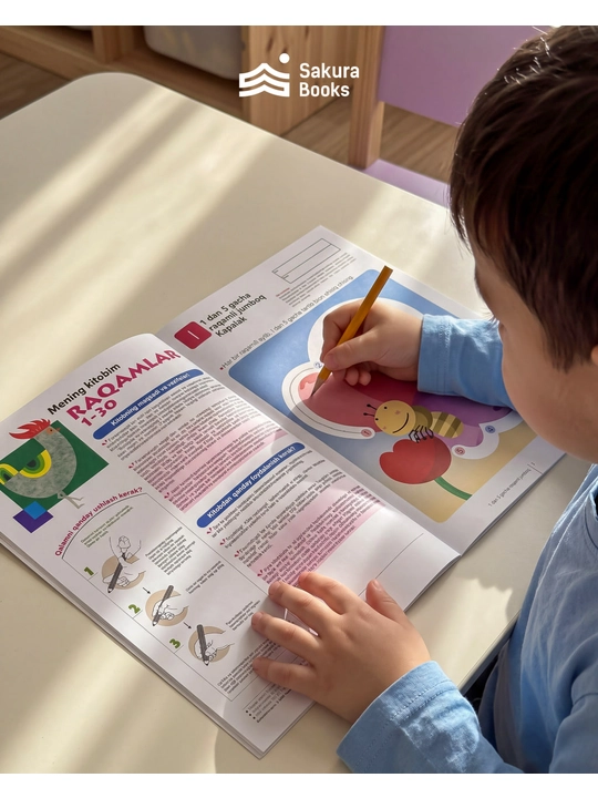 Kumon. Raqamlar 1–30
