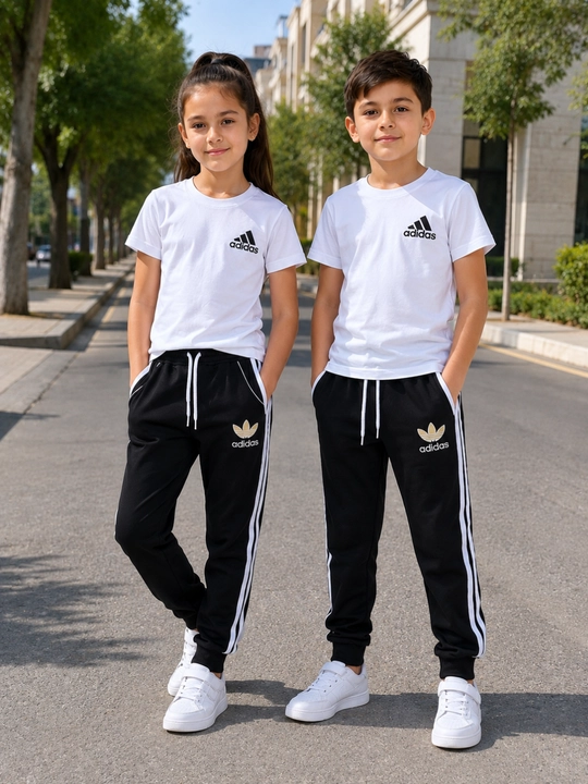 7–9 yosh bolalar sport kostyumi, futbolka va shim, qiz va o‘g‘il uchun yozgi to‘plam