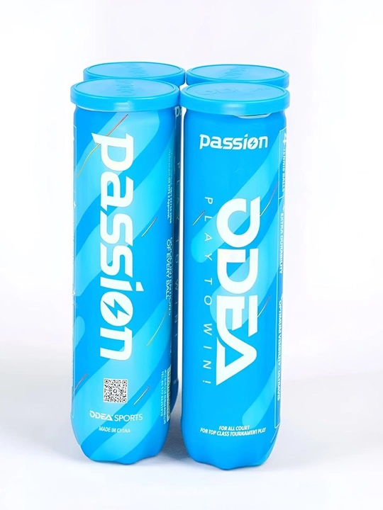 Теннисные мячи ODEA PASSION — 3 шт. в тубе, All Court, ITF Approved