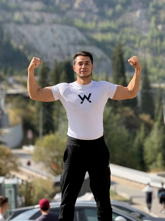 WA kompression futbolkasi, sport, rashgard, erkaklar uchun, fitnes uchun