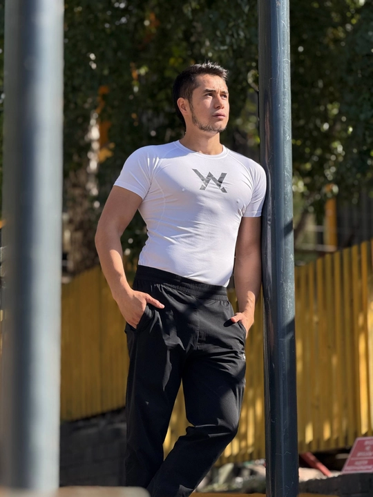 WA kompression futbolkasi, sport, rashgard, erkaklar uchun, fitnes uchun