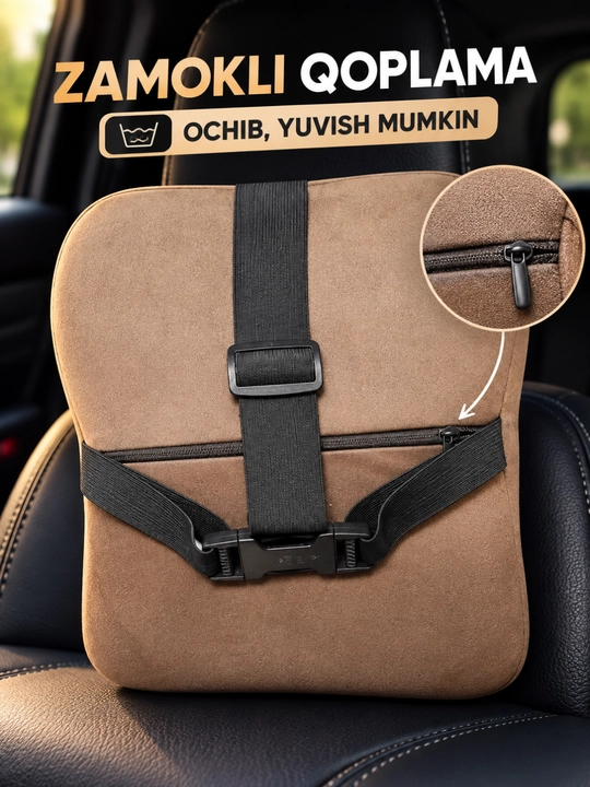 Ortopedik bo`yin yostig`i Avto yostiqcha mashina o`rindig`i uchun boyin yostiq