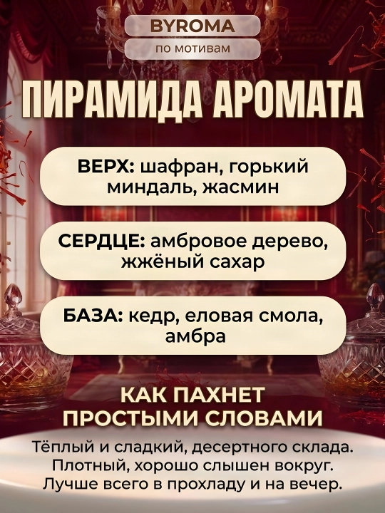 Парфюм унисекс по мотивам Baccarat Rouge 540 50 мл, стойкие духи, парфюмерная вода