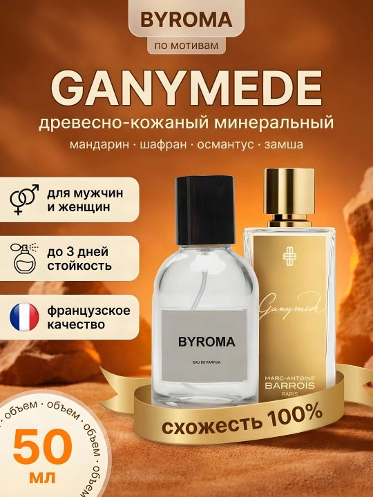 Парфюм унисекс по мотивам Ganymede 50 мл, стойкие духи, парфюмерная вода - 