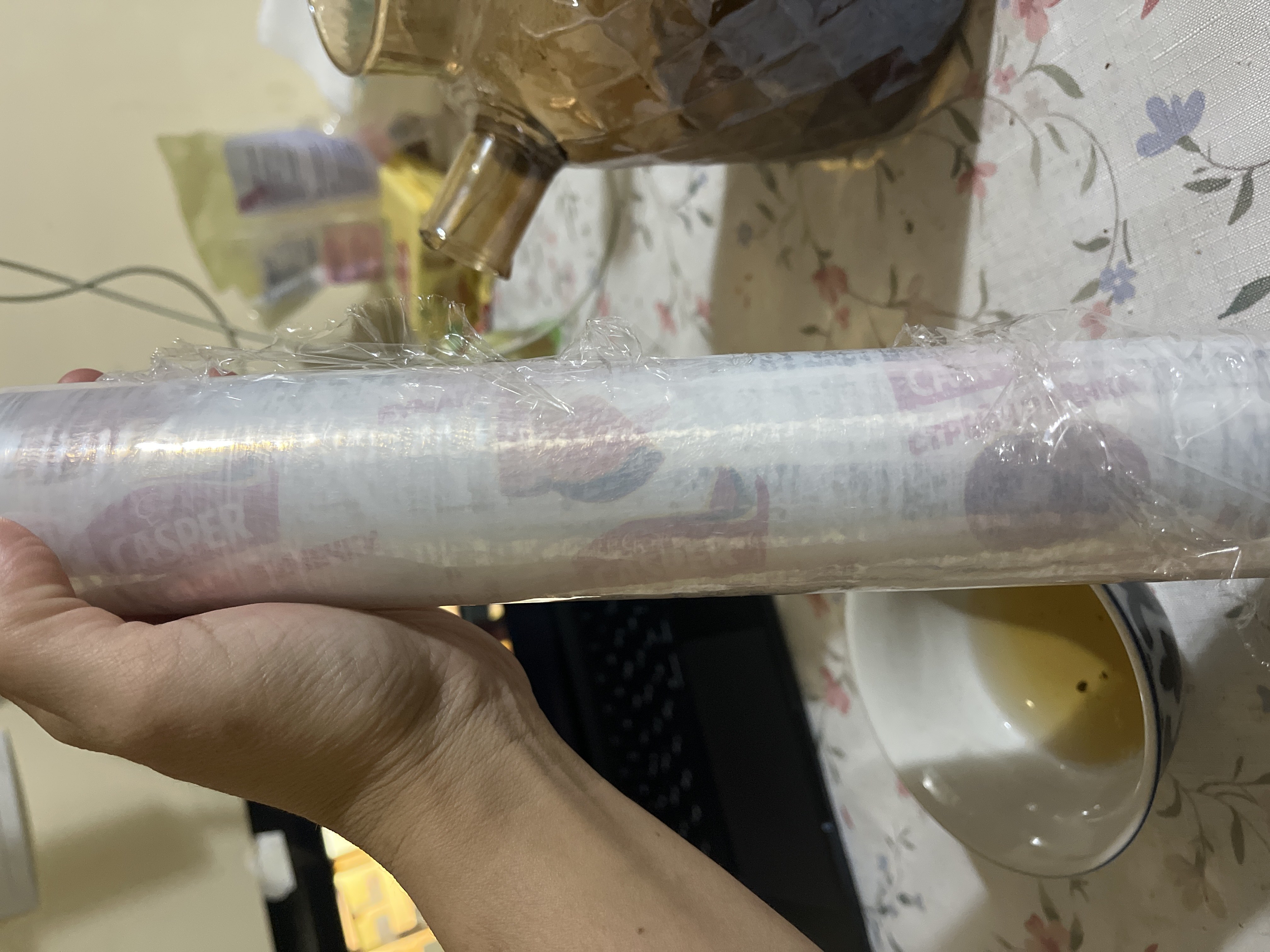 Casper oziq-ovqat uchun streych plyonka — 50–400 metr, eni 30 sm