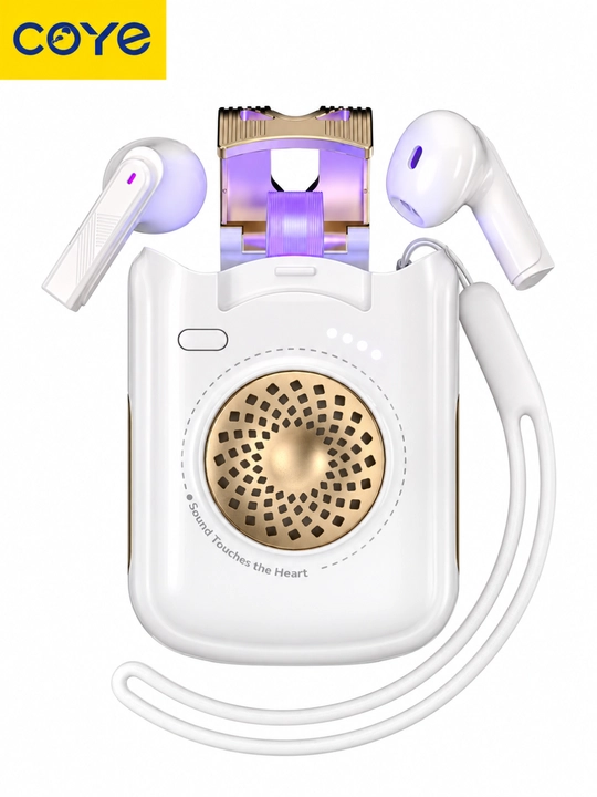 Simsiz Bluetooth kolonka + quloqchinlar, 2v1 da, sensorli, namlikdan himoya, kalonka