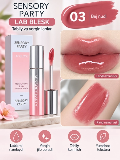 SENSORY PARTY lab uchun blesk pomada - 
