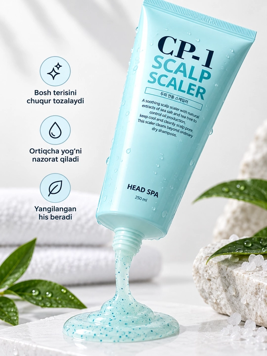 Bosh terisini  tozalash, Scalp Scaler, Soch skrabi, Kepekka qarshi, Yog‘li bosh terisi