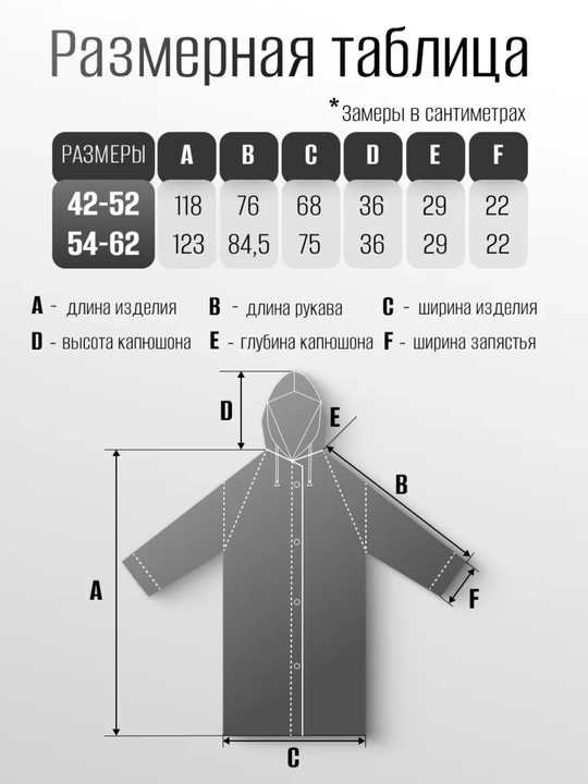 Дождевик, плащ дождевик защита от дождя