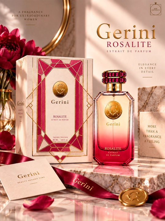 Женский парфюм Gerini Rosalite, Extrait de Parfum, 90 мл - 