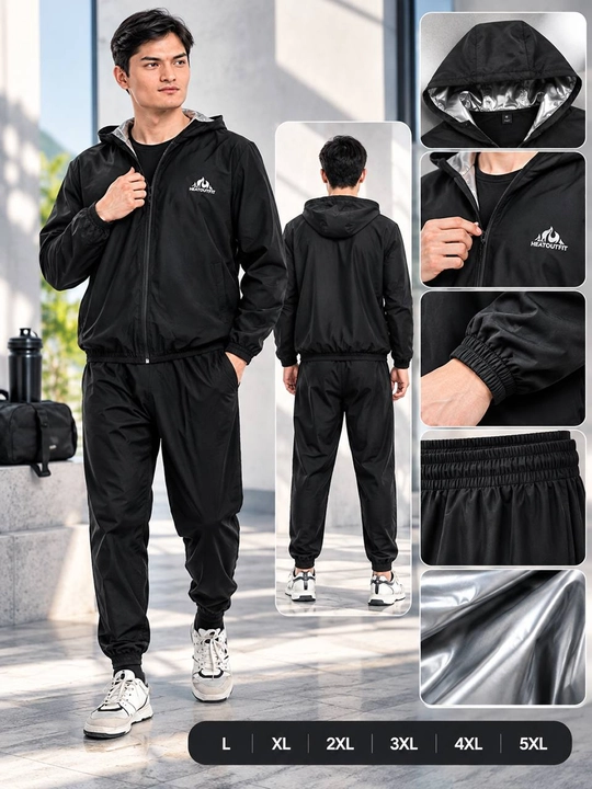 HEATOUTFIT vazn tushirish kostyumi — intensiv mashg‘ulotlar uchun sport kostyumi - 