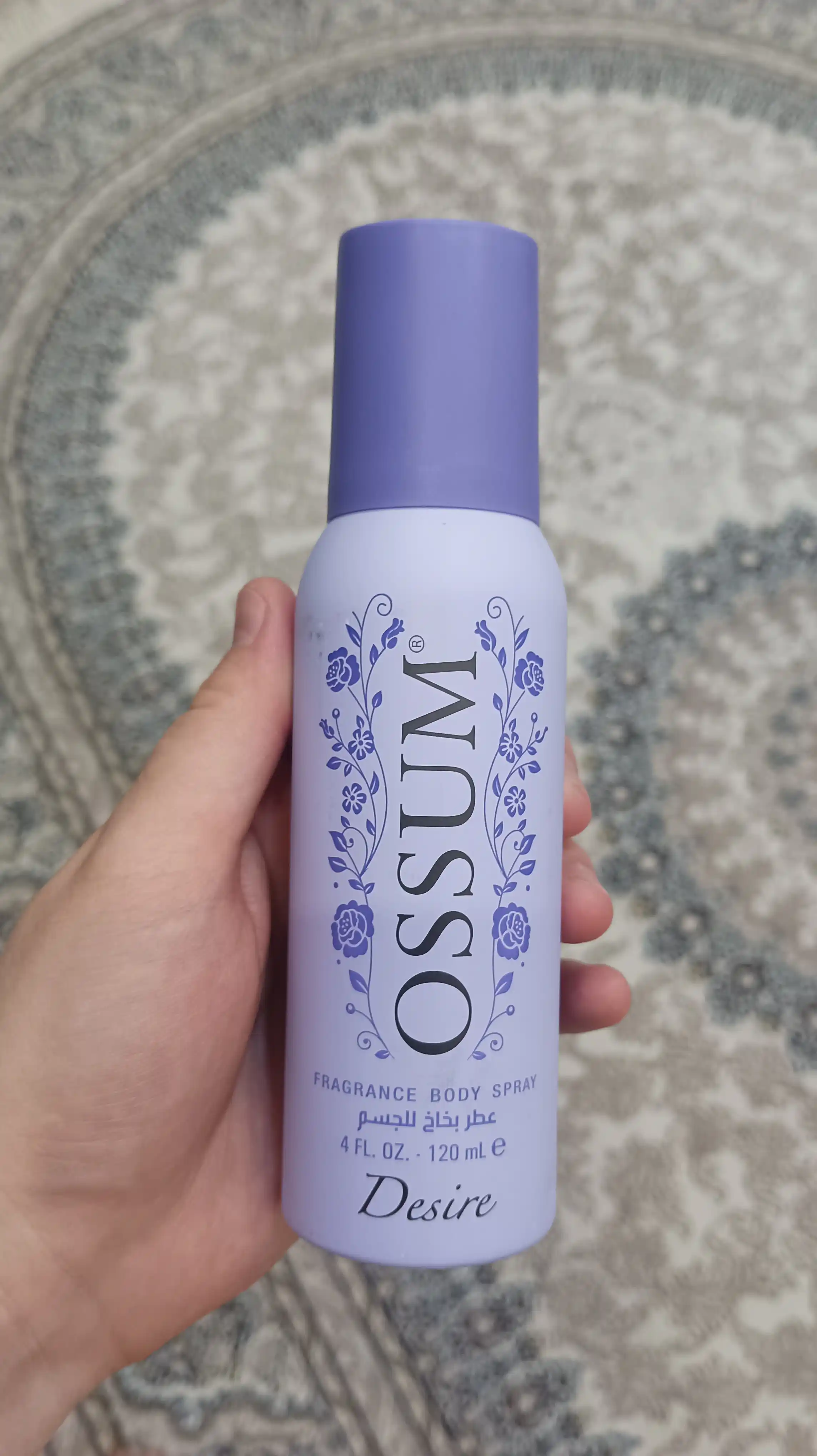 Ossum Desire - ayollar uchun parfumeriyalangan tana sprey, 120 ml