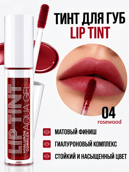 Lablar uchun tonusni oshiruvchi gel-tint Lip Tint Aqua Gel - 