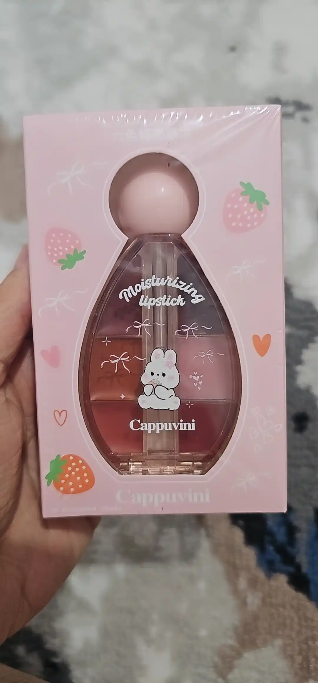 Тинт для губ Cappuvini, увлажняющее фруктовое масло для губ, тинт 6 оттенков в 1, бальзам