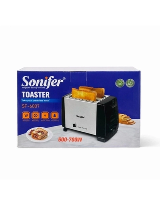 Тостер Sonifer SF-6007 тостер, на 2 ломтика, 600–700Вт