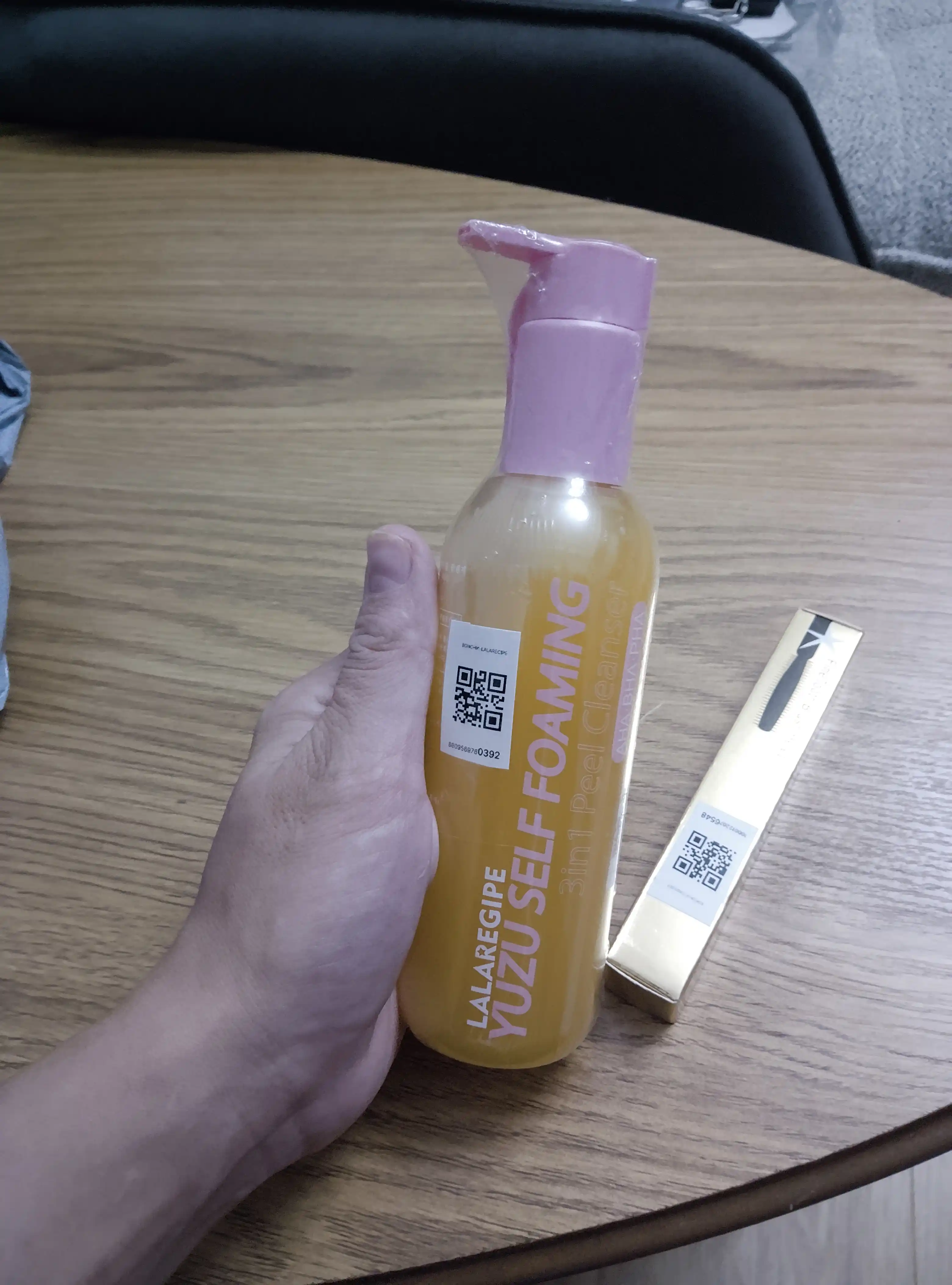 Пенка для умывания LALARECIPE YUZU Self Foaming 3 in1 Cleanser 200 мл