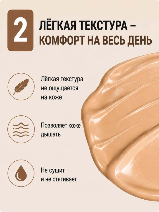 Gabrini matlovchi tonal kremi, HD Matte Make up Evermore foundation, 30 ml