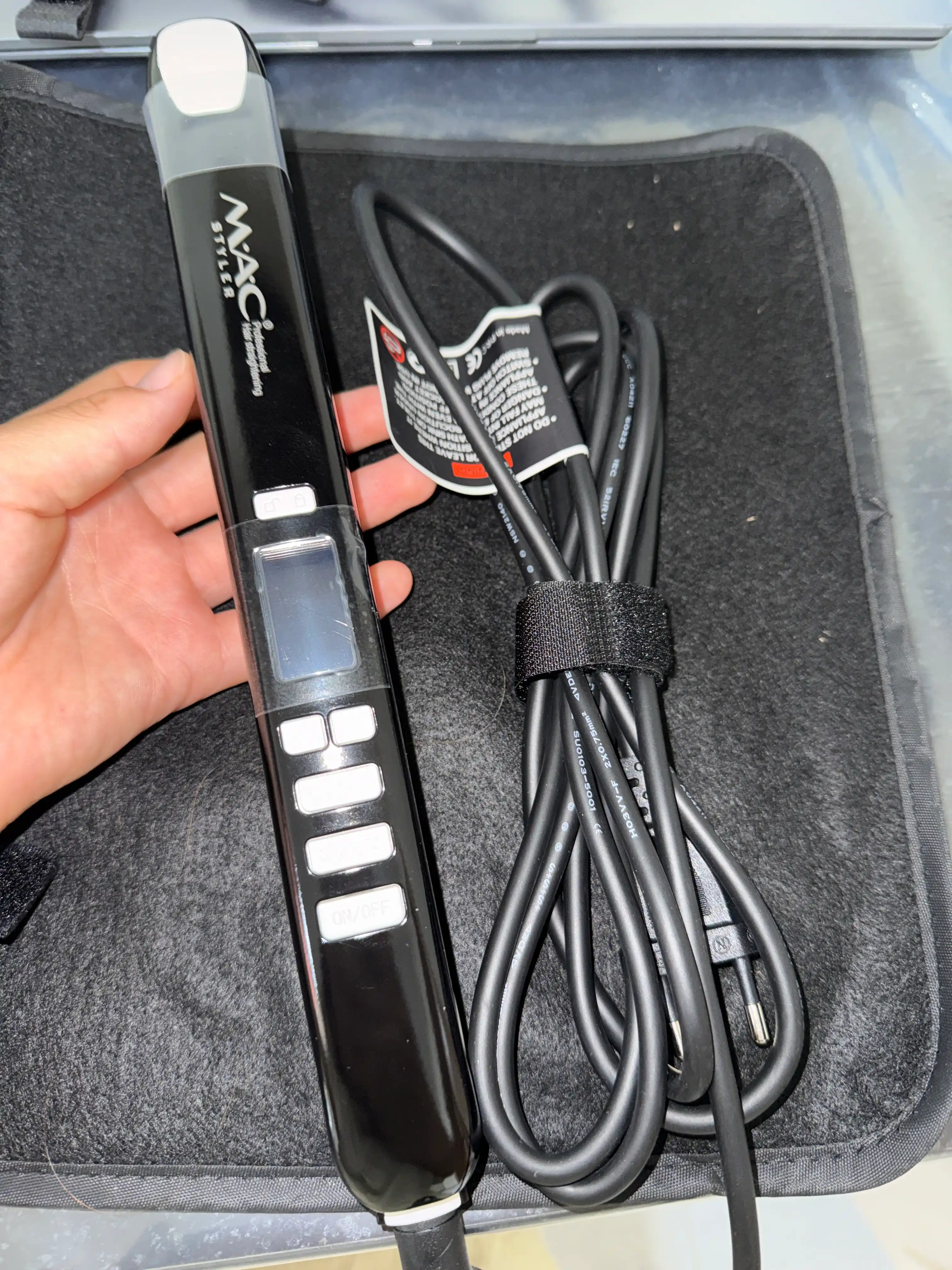 MAC MC-2021 professional soch to‘g‘rilagichi, keramik, LCD displeyli